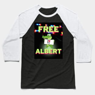 Free Albert Baseball T-Shirt